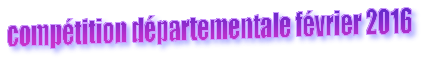 Départementale février 2016